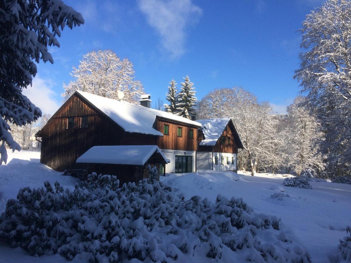 Chata Rozhlas Železná Ruda Exterior foto