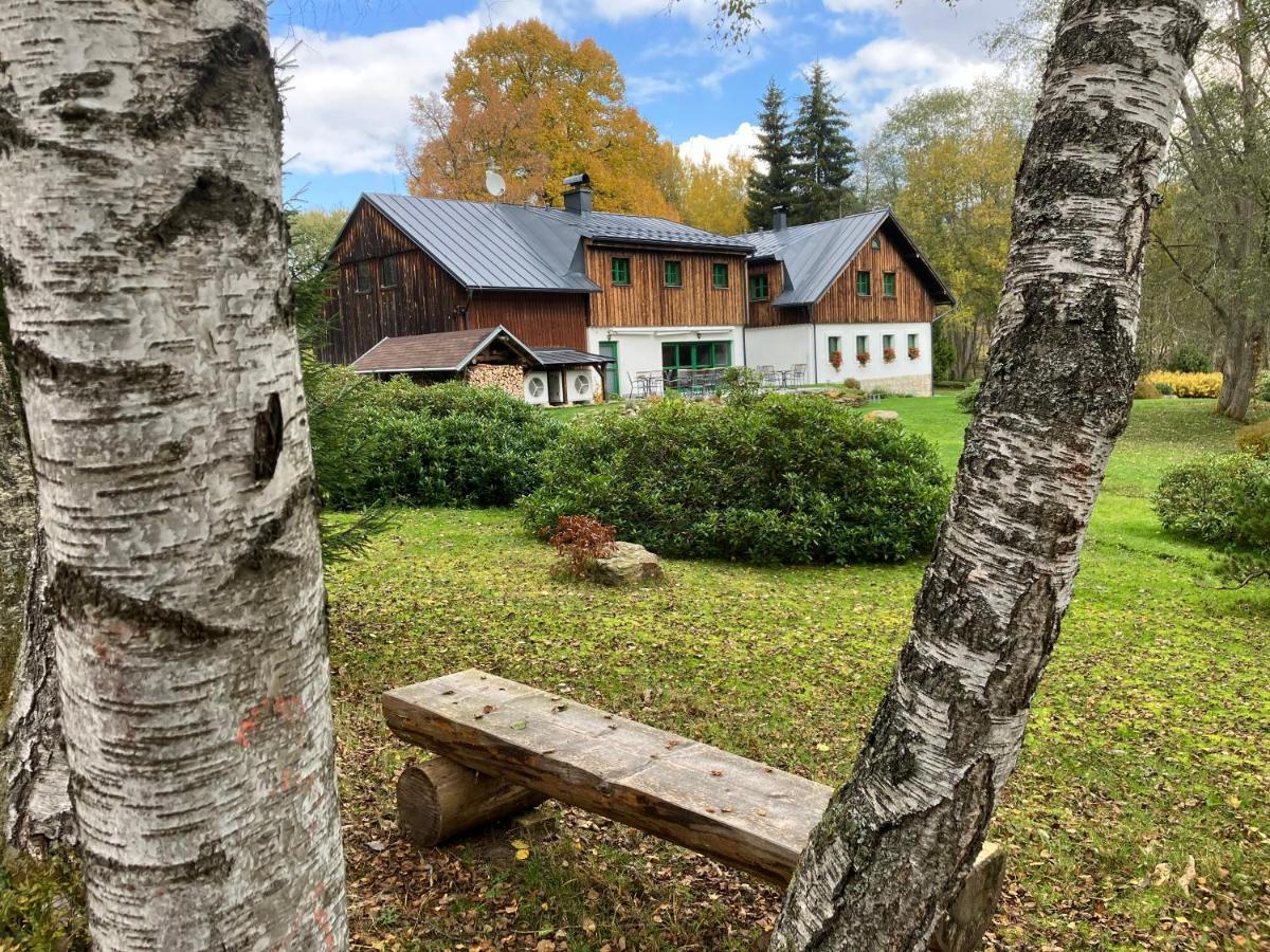 Chata Rozhlas Železná Ruda Exterior foto